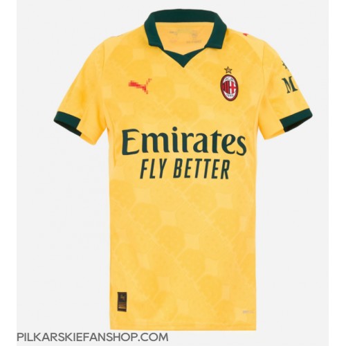 Koszulka piłkarska AC Milan Rafael Leao #10 Strój Trzeci dla kobiety 2025-26 tanio Krótki Rękaw Koszulka piłkarska AC Milan Rafael Leao #10 Strój Trzeci dla kobiety 2025-26 tanio Krótki Rękaw